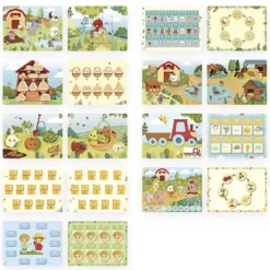 Janod Busy Book Ferme Français / Anglais