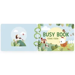 Janod Busy Book Ferme Français / Anglais