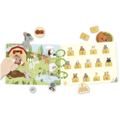 Janod Busy Book Ferme Français / Anglais