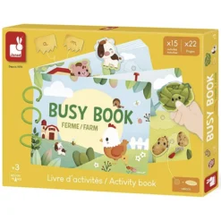 Janod Busy Book Ferme Français / Anglais