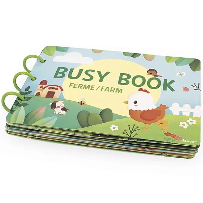 Janod Busy Book Ferme Français / Anglais