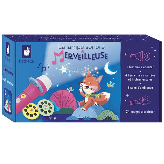Janod Lampe Sonore Merveilleuse - Fais de Beaux Rêves