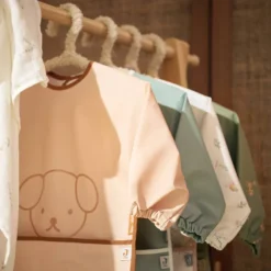 Jollein Bavoir à Manches Imperméable - Miffy Peekaboo Sea Green