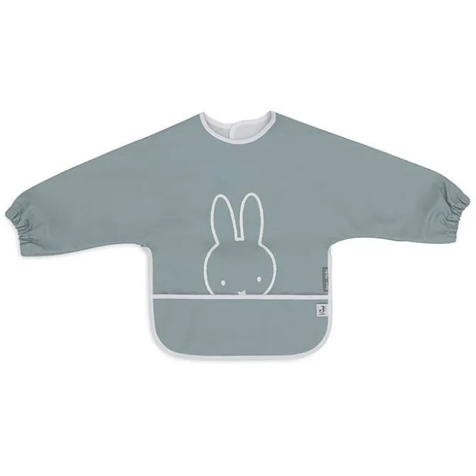 Jollein Bavoir à Manches Imperméable - Miffy Peekaboo Sea Green