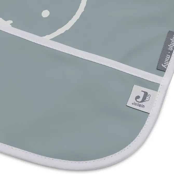Jollein Bavoir à Manches Imperméable - Miffy Peekaboo Sea Green