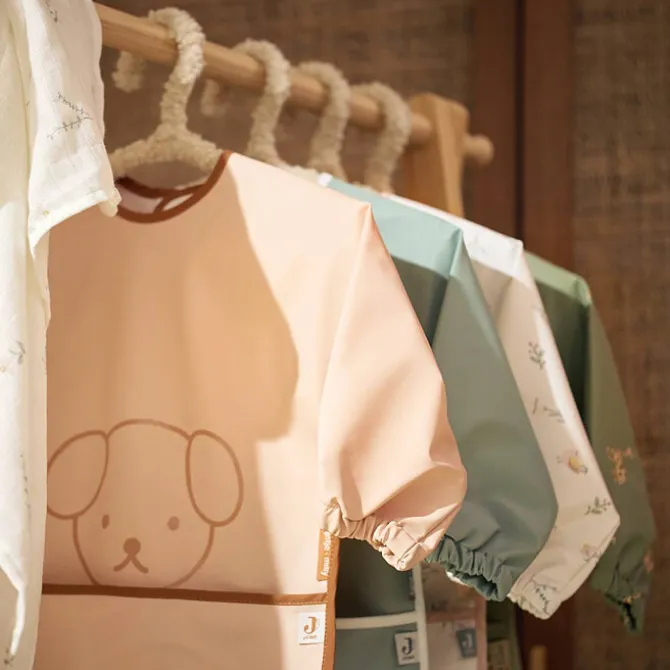Jollein Bavoir à Manches Imperméable - Miffy Peekaboo Wild Rose
