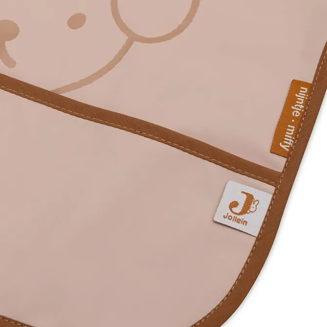 Jollein Bavoir à Manches Imperméable - Miffy Peekaboo Wild Rose
