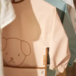 Jollein Bavoir à Manches Imperméable - Miffy Peekaboo Wild Rose