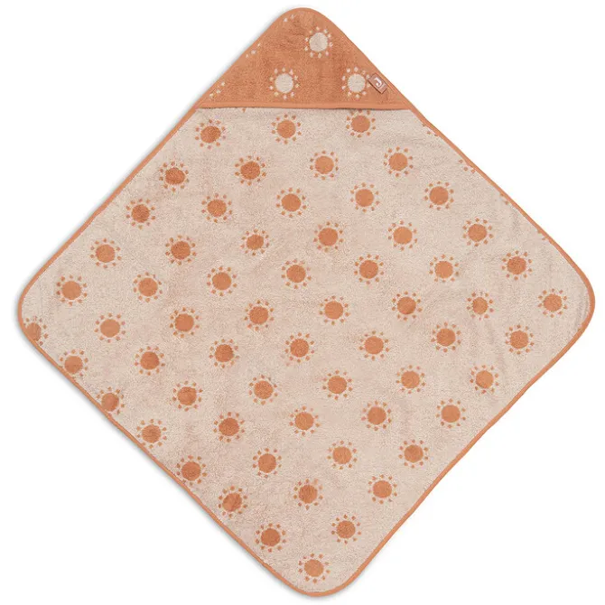 Jollein Cape de Bain Eponge Jacquart - Sun Light Terra