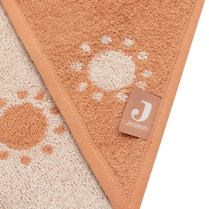 Jollein Cape de Bain Eponge Jacquart - Sun Light Terra