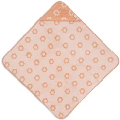 Jollein Cape de Bain Eponge Jacquart - Flower Blush