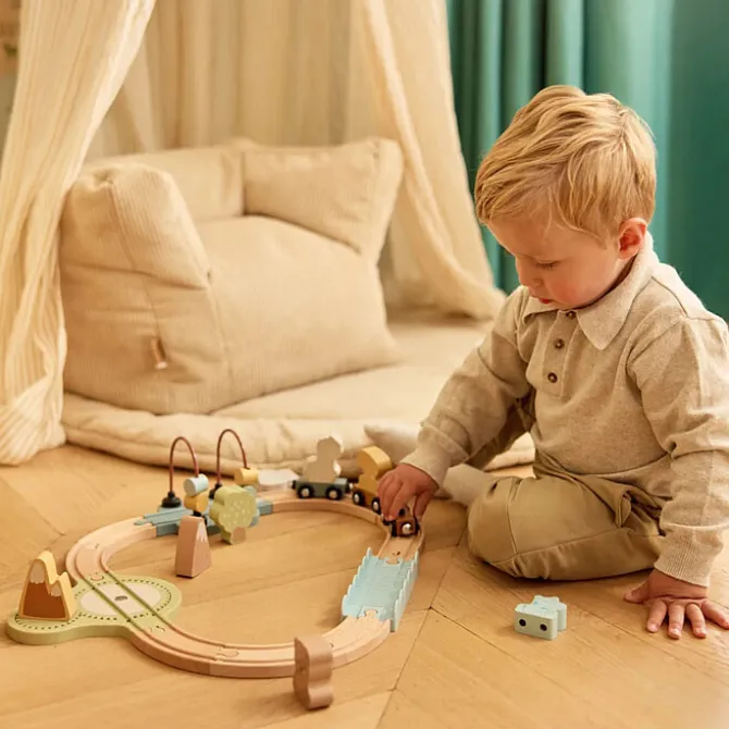 Jollein Circuit de Train en Bois - Jollies