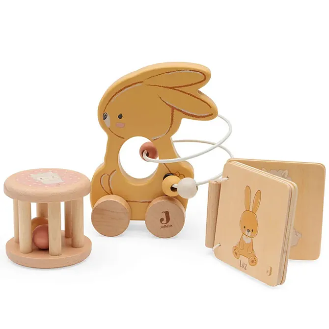 Jollein Coffret Cadeau en Bois - Bunny Luz Jollies