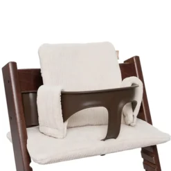 Jollein Coussin de Chaise Haute Cloudy Rib - Oatmeal