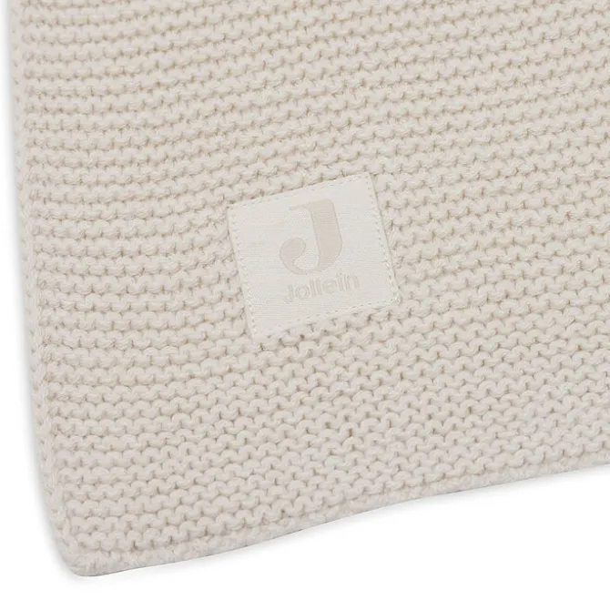 Jollein Couverture Berceau Basic Knit - Oatmeal
