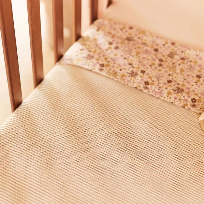 Jollein Couverture Berceau Basic Knit - Oatmeal