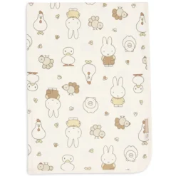 Jollein Couverture Berceau Jersey - Miffy Family Farm