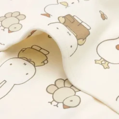Jollein Couverture Berceau Jersey - Miffy Family Farm