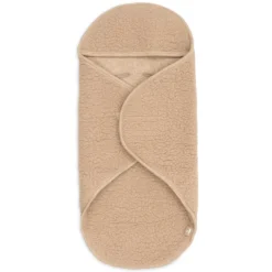 Jollein Couverture Portefeuille Sherpa Merino Wool - Natural