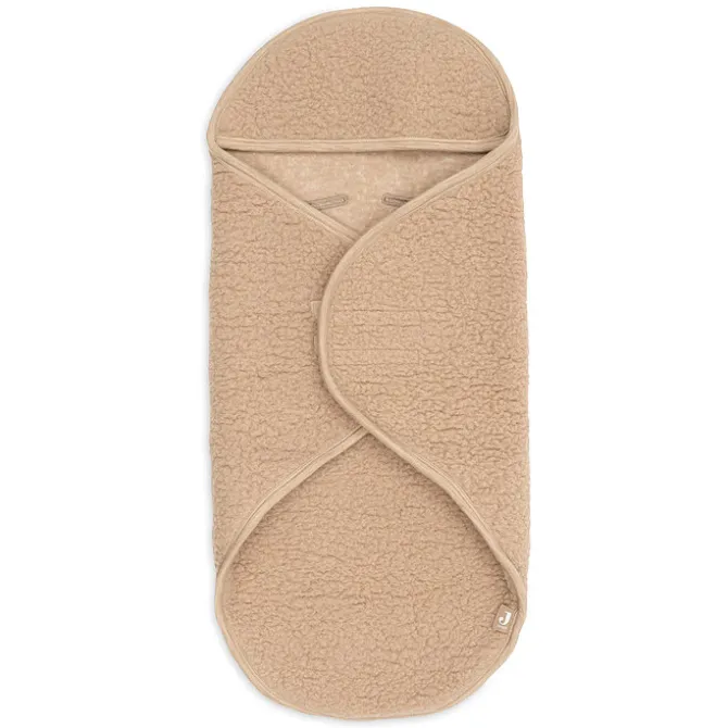 Jollein Couverture Portefeuille Sherpa Merino Wool - Natural