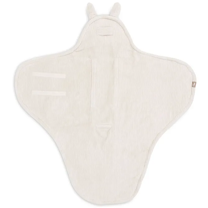 Jollein Couverture Portefeuille Bunny Cloudy Rib - Oatmeal