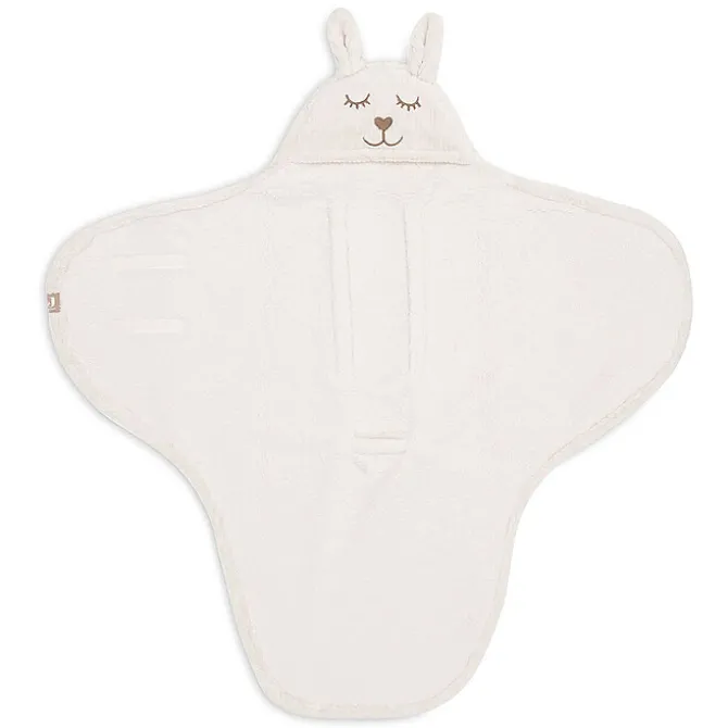 Jollein Couverture Portefeuille Bunny Cloudy Rib - Oatmeal