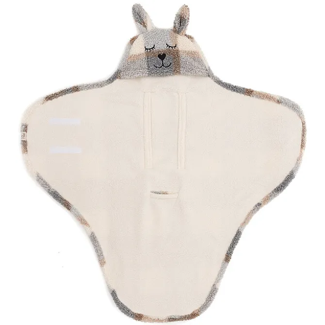Jollein Couverture Portefeuille Bunny - Check Boucle