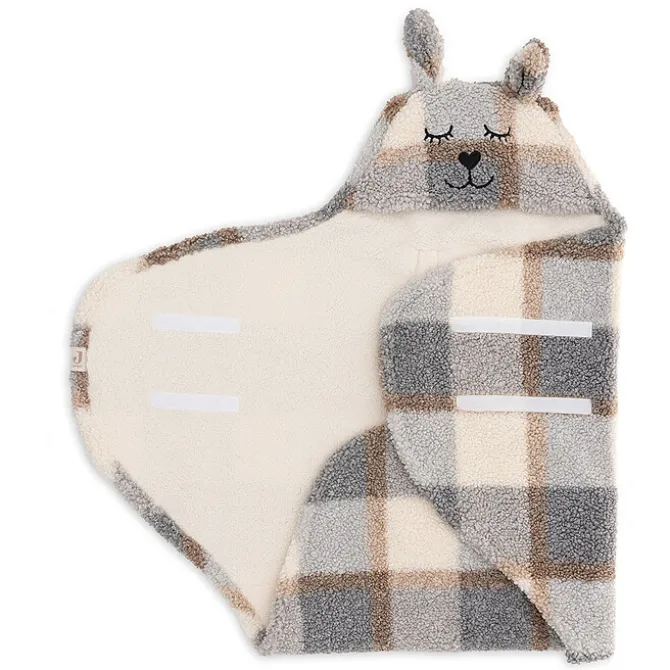 Jollein Couverture Portefeuille Bunny - Check Boucle