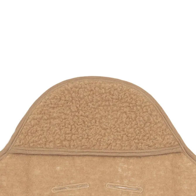 Jollein Couverture Portefeuille Sherpa Merino Wool - Dark Hazel