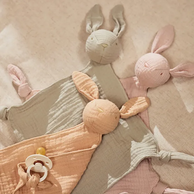 Jollein Doudou Attache Sucette Lapin - Olive Green