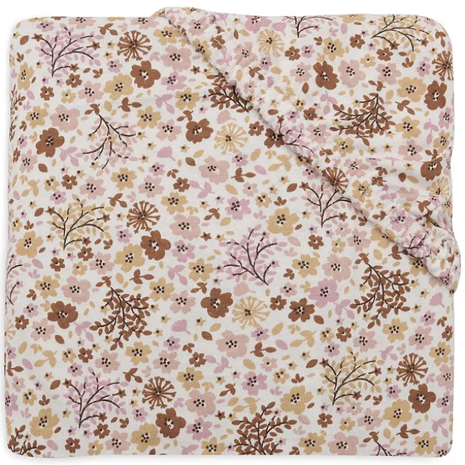 Jollein Drap Housse Jersey Flower Fairies - 70-75 x 140-150 cm