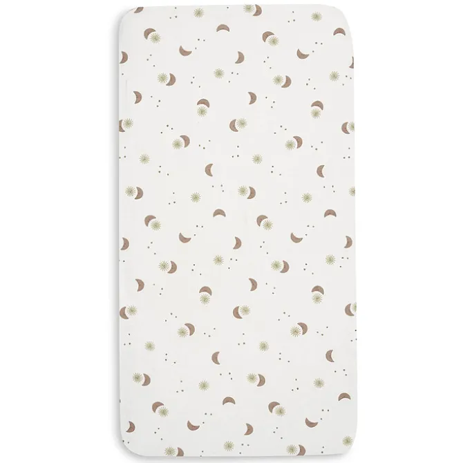 Jollein Drap Housse Jersey Over The Moon - 60 x 120 cm