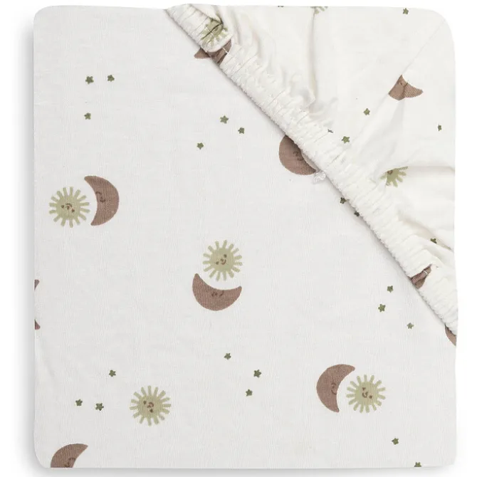 Jollein Drap Housse Jersey Over The Moon - 60 x 120 cm