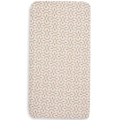 Jollein Drap Housse Jersey Soft Plumes - 60 x 120 cm
