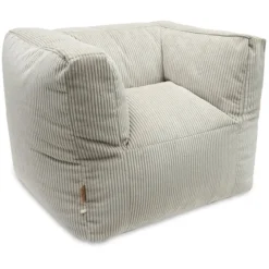 Jollein Fauteuil Pouf Corduroy - Olive Green