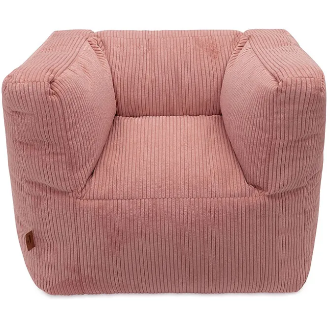 Jollein Fauteuil Pouf Corduroy - Wild Rose