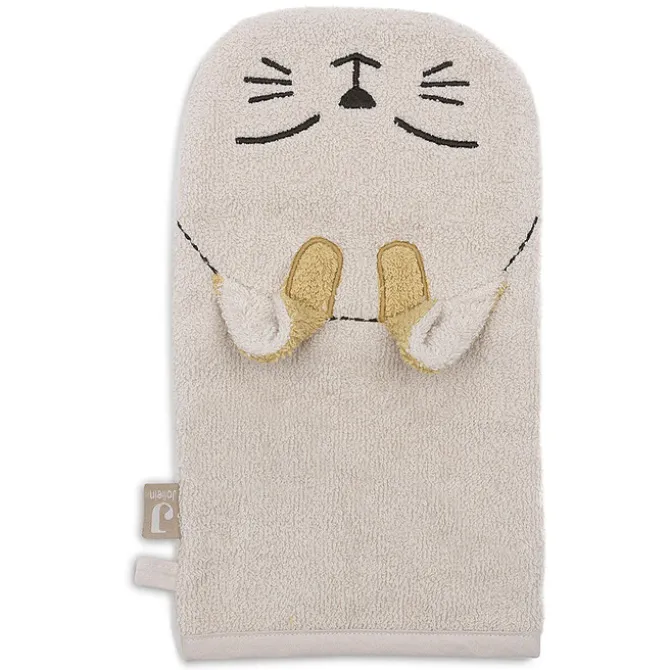 Jollein Gant de Toilette Pets - Charlie Sand