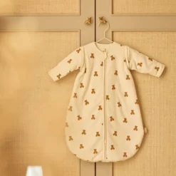 Jollein Gigoteuse Ronde Hiver Little Waffle Mini Teddy Bear - 0/3 Mois