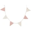 Jollein Guirlande de Drapeaux - Rose & Ivory