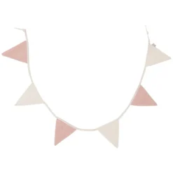 Jollein Guirlande de Drapeaux - Rose & Ivory
