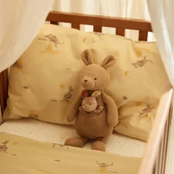 Jollein Housse de Couette et Taie Kangaroots - 100 x 140 cm
