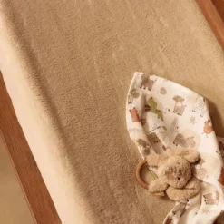 Jollein Housse de Matelas à Langer Fluffy - Sand