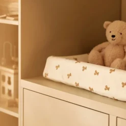Jollein Housse Matelas à Langer - Mini Teddy Bear