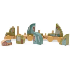Jollein Jouet Train en Bois - Camping Jollies