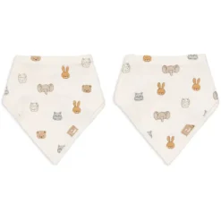 Jollein Lot de 2 Bavoirs Bandana - Jollies