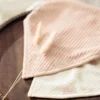 Jollein Lot de 2 Bavoirs Bandana Velvet Rib - Wild Rose & Ivory