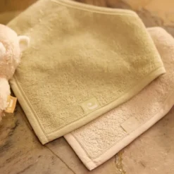 Jollein Lot de 2 Bavoirs Bandana - Soft Matcha & Sand