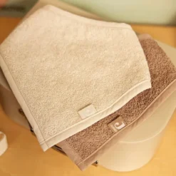 Jollein Lot de 2 Bavoirs Bandana - Milky Coffee & Sand