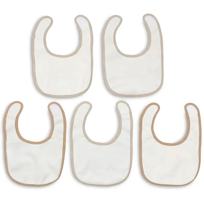 Jollein Lot de 5 Bavoirs Imperméables - Woolly