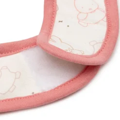 Jollein Lot de 5 Bavoirs Imperméables Miffy Moments - Silk Rose
